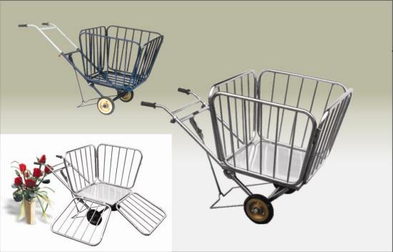 XE ĐẨY ĐỒ VẢI INOX 